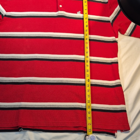 Rocawear 3XL Polo Red and Black Mens Shirt Classic Design - Picture 3 of 10